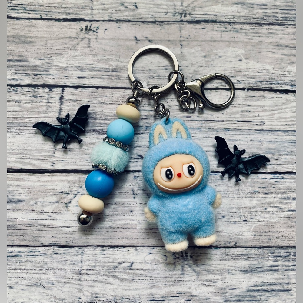 Monster Creature Goblin Keychain Bag Clip Handmade